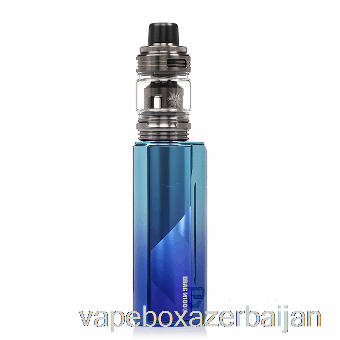 E-Juice Vape VOOPOO DRAG M100S Starter Kit Cyan and Blue